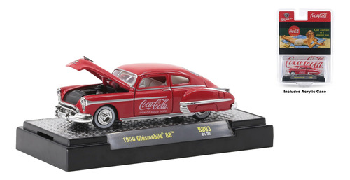 Miniatura M2 Machines 1:64 1950 Oldsmobile 88 Coca-cola