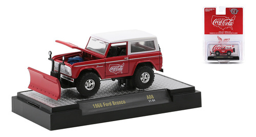 Miniatura M2 Machines 1:64 1966 Ford Bronco Coca-cola