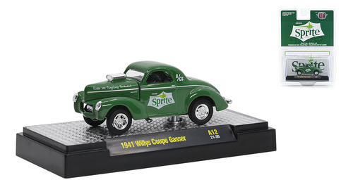 Miniatura M2 Machines 1:64 1941 Willys Coupe Gasser Sprite