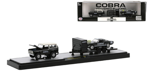 M2 Machines 1:64 Haulers Ford Bronco & Ford Shelby Mustang