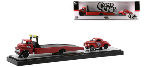 M2 Machines 1:64 Haulers Dodge Coe Truck & Willys Coupe Gass