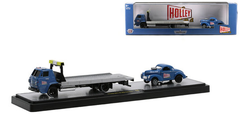 M2 Machines 1:64 Haulers Dodge L600 & Willys Coupe Gasser