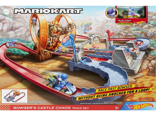 Hot Wheels Pista Mario Kart Castelo Do Caos Do Bowser