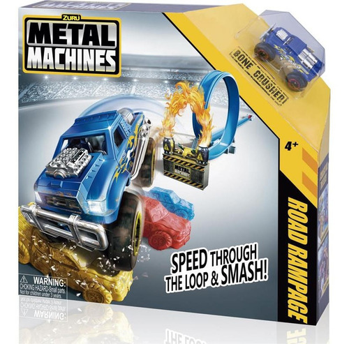 Pista Para Carrinhos - Metal Machines - Road Ramp - Candide
