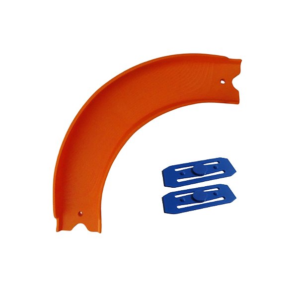 Pista Curva 90° Para Carrinhos Escala Hot Wheels