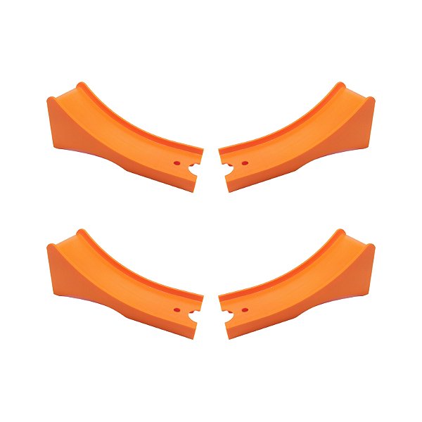 Kit 04 Rampas Para Pistas De Carrinhos Escala Hot Wheels