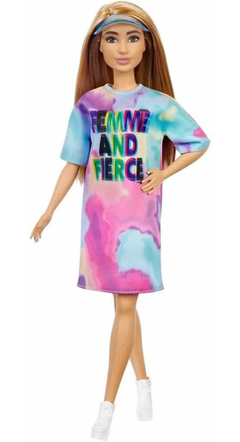 Barbie Fashionistas - 159 Loira Vestido Colorido