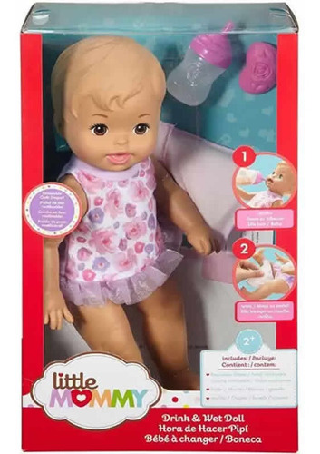Boneca Little Mommy Bebê Faz Xixi Sortido Mattel