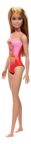 Boneca Barbie Praia Loira Maio Rosa Hxx48 Mattel