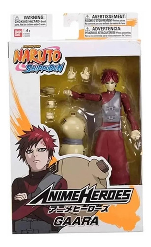 Boneco Articulado Bandai - Naruto - Gaara - Fun