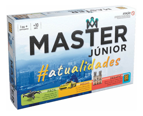 Jogo De Tabuleiro - Master Júnior Atualidades - Grow