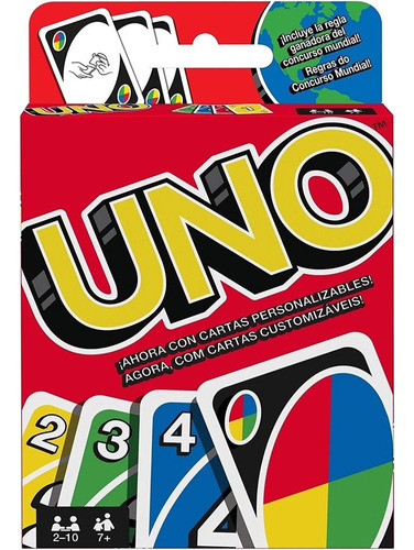 Jogo De Cartas Uno Com Cartas Para Personalizar Mattel