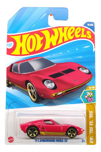 Hot Wheels 71 Lamborghini Miura Sv Hyx22 2025d