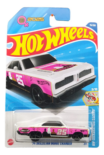 Hot Wheels 74 Brazilian Dodge Charger Hyx20 2025d