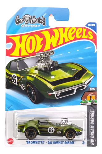 Hot Wheels 68 Corvette - Gas Monkey Garage Hyy74 2025f