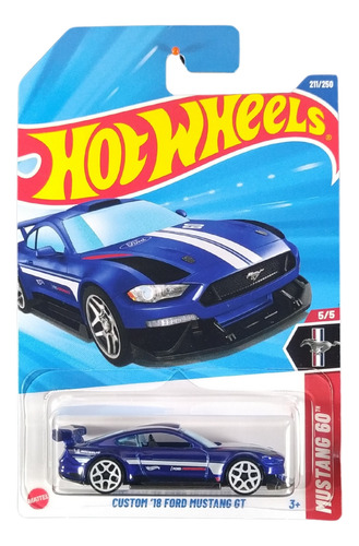 Hot Wheels Custom 18 Ford Mustang Gt Hyy94 2025k