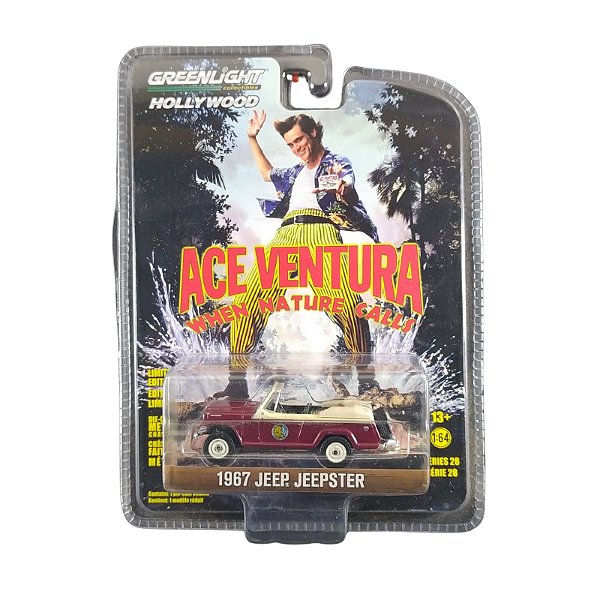 Miniatura 1:64 Greenlight 1967 Jeep Jeepster Ace Ventura