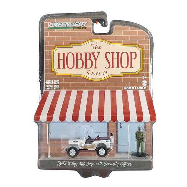Miniatura 1:64 Greenlight Hobby Shop 1942 Willys MB Jeep