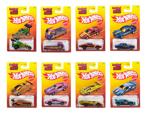 Hot Wheels Temáticos The Hot Ones 2025 Kombi Roxa Set C/ 08