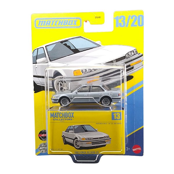 Matchbox Collectors Premium 1990 Honda Accord CB JCL27