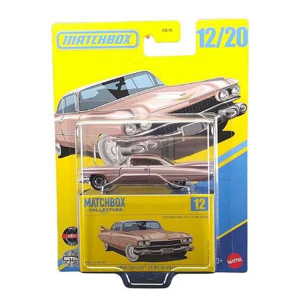 Matchbox Collectors Premium 59 Cadillac Coupe de Ville JCL29