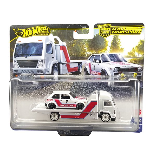 Hot Wheels Team Transport 73 Honda Civic Custom & Aero Lift