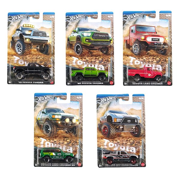 Hot Wheels Silver Series Toyota Set c/ 05 GDG44