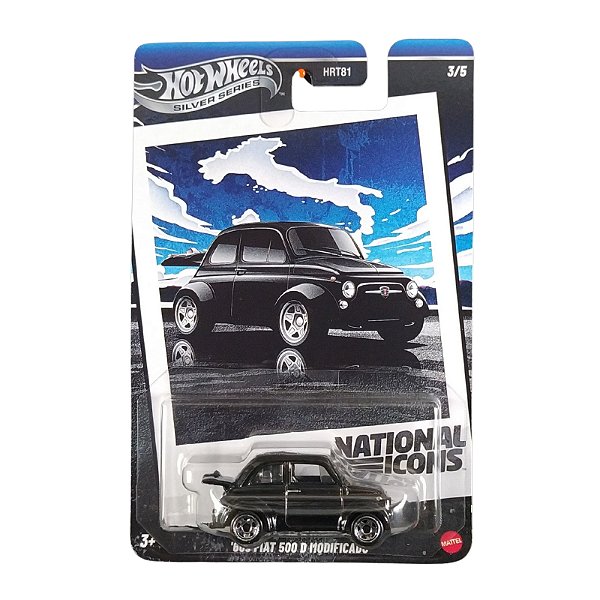Hot Wheels National Icons 60s Fiat 500 D Modificado JBY88