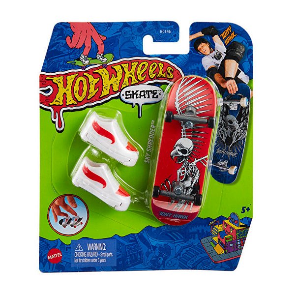 Hot Wheels Skate de Dedo com Tenis Sky Shredder HGT59