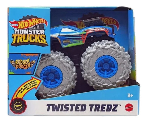 Hot Wheels Monster Trucks Twisted Tredz Rodger Dodger Gvk40