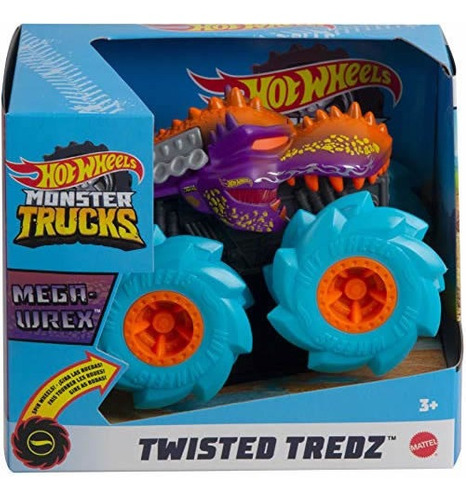 Hot Wheels Monster Trucks Twisted Tredz Mega-wrex Gvk39