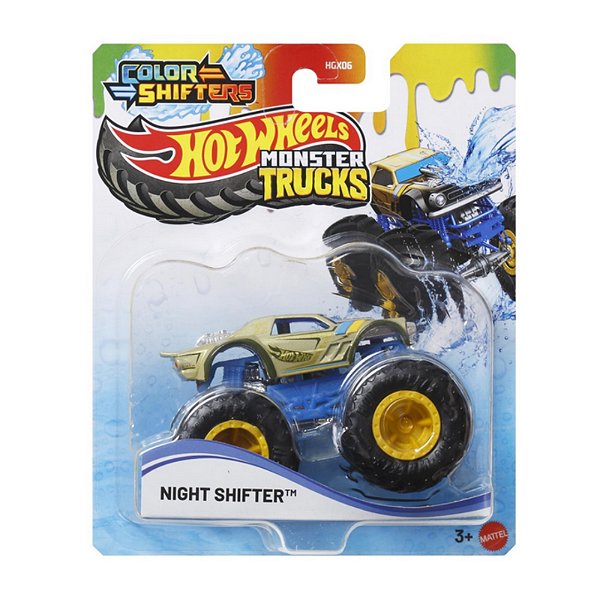 Hot Wheels Monster Trucks Color Shifters Night Shifter