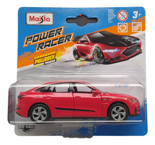 Maisto Power Racer 1:43 Audi E-tron Sportback Vermelho