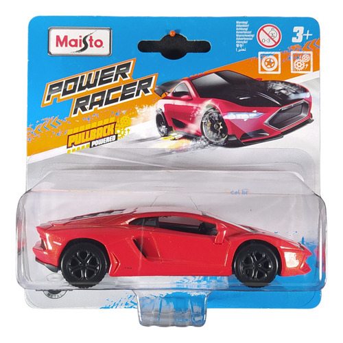 Maisto Power Racer 1:43 Lamborghini Aventador Coupé Laranja