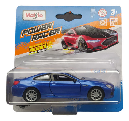 Maisto Power Racer 1:43 Bmw M6 Azul