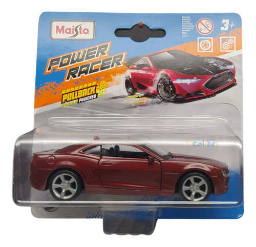 Maisto Power Racer 1:43 2010 Chevrolet Camaro Ss Vinho