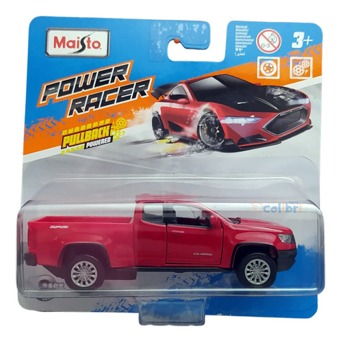 Maisto Power Racer 1:43 2017 Chevrolet Colorado Zr2 Vermelho