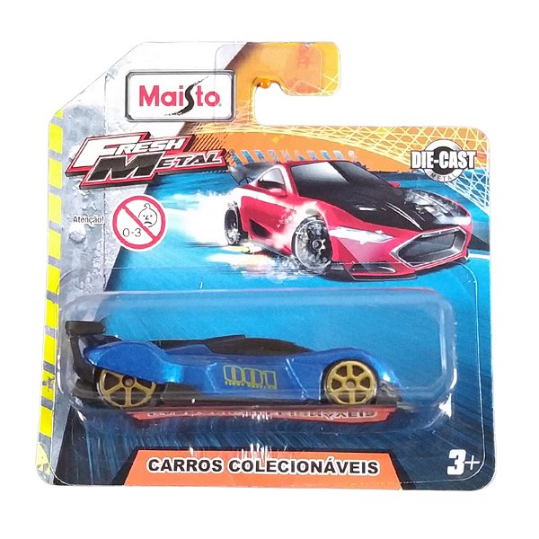 Maisto Fresh Metal 1:64 2021 GT Racer Azul