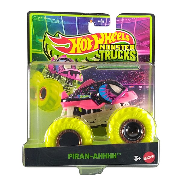 Hot Wheels Monster Trucks Glow in the Dark Piran-Ahhhh JFX13