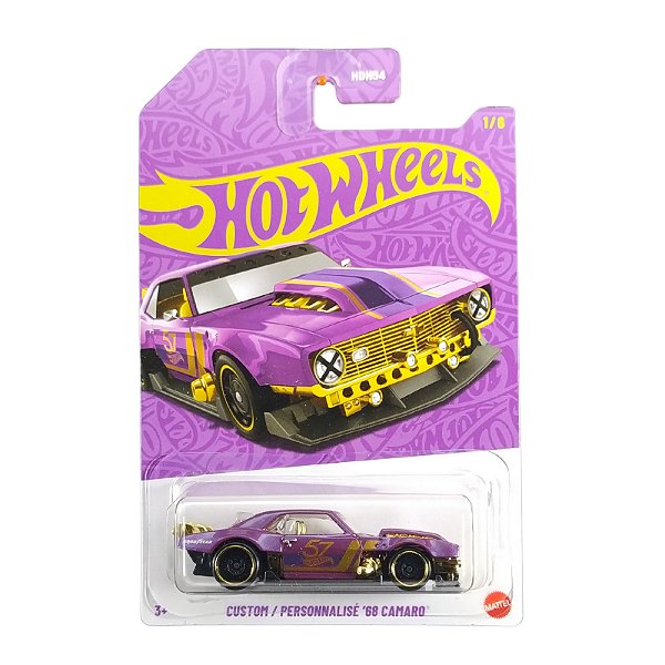 Hot Wheels Aniversário 57 anos Custom '68 Camaro JDM26