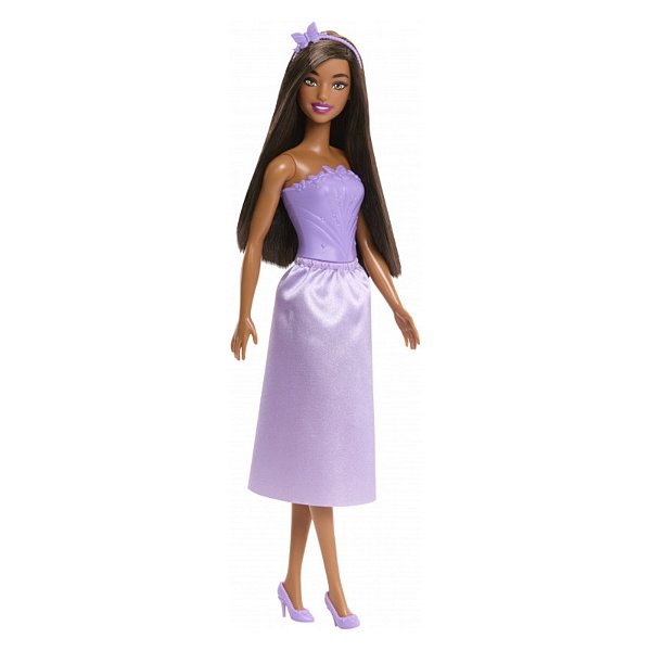 Boneca Barbie Donzelas Vestido Lilás JDM69 Mattel