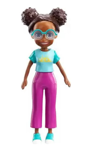 Boneca Polly Pocket Básica Shani Blusa Verde Sol