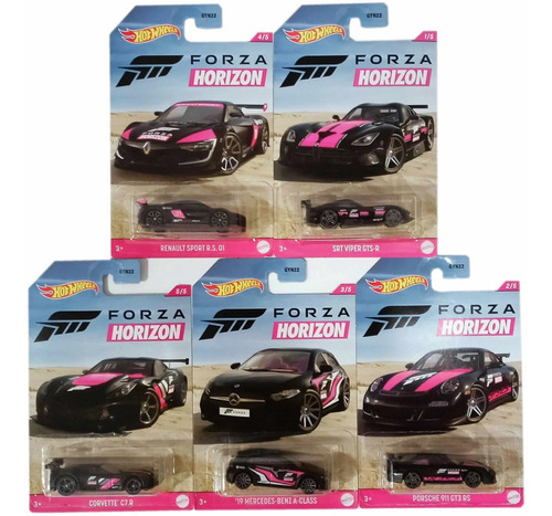 Hot Wheels Temáticos Forza Horizon Set C/ 05 Gyn22