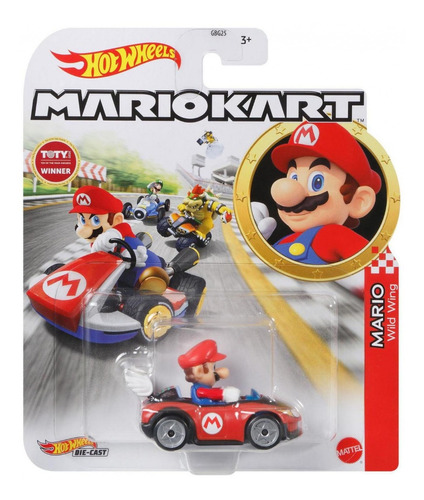 Hot Wheels Mario Kart Mario Wild Wing Grn17