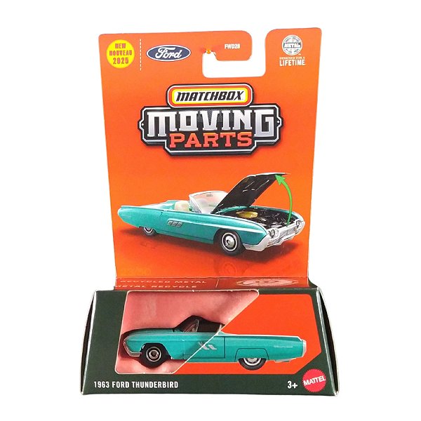 Matchbox Moving Parts 1963 Ford Thunderbird JBW68