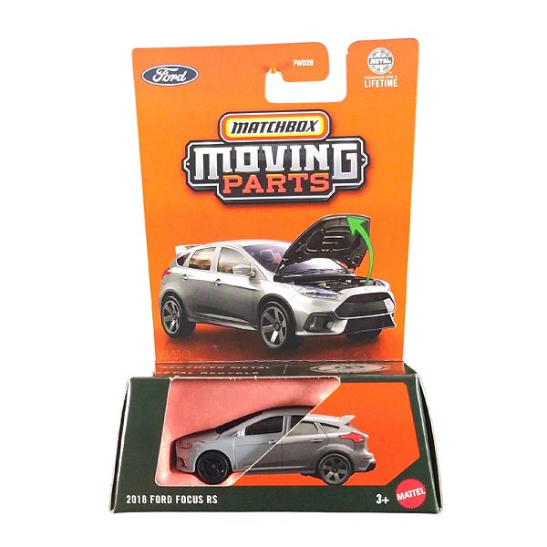 Matchbox Moving Parts 2018 Ford Focus RS JBW90