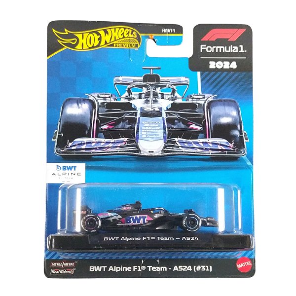 Hot Wheels Premium Formula 1 BWT Alpine F1 Team A524 #31 JBM09