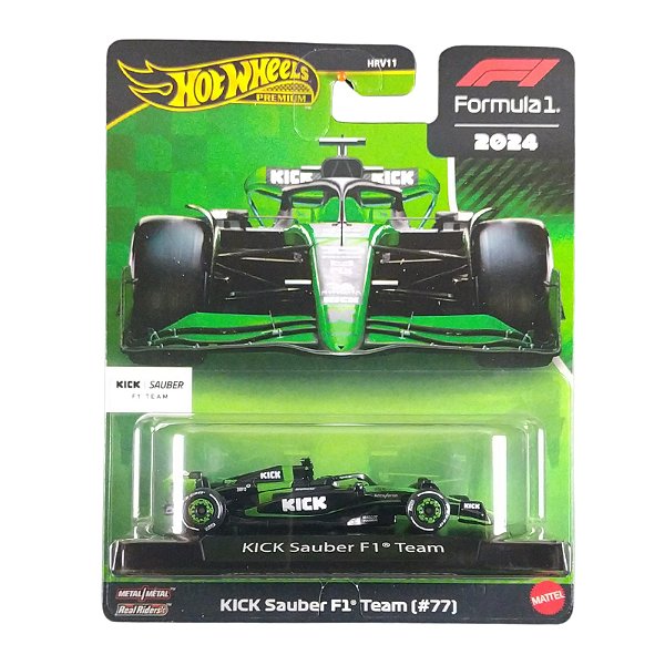 Hot Wheels Premium Formula 1 Kick Sauber F1 Team #77 JBM13