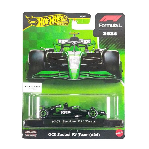 Hot Wheels Premium Formula 1 Kick Sauber F1 Team #24 JBM23