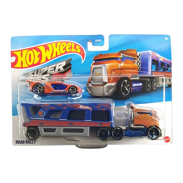 Hot Wheels Caminhão Transportador Road Rally BDW58